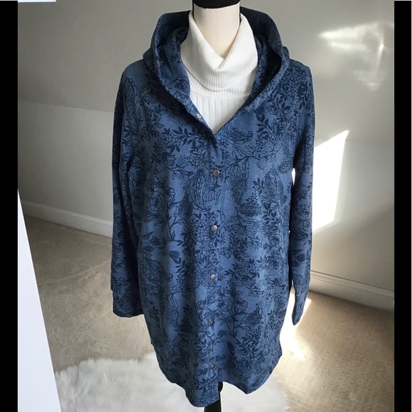 cuddl duds hooded cardigan